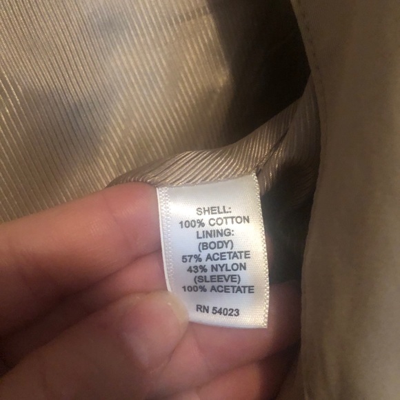 Banana Republic Trench coat -Size Petite Small - Picture 6 of 8